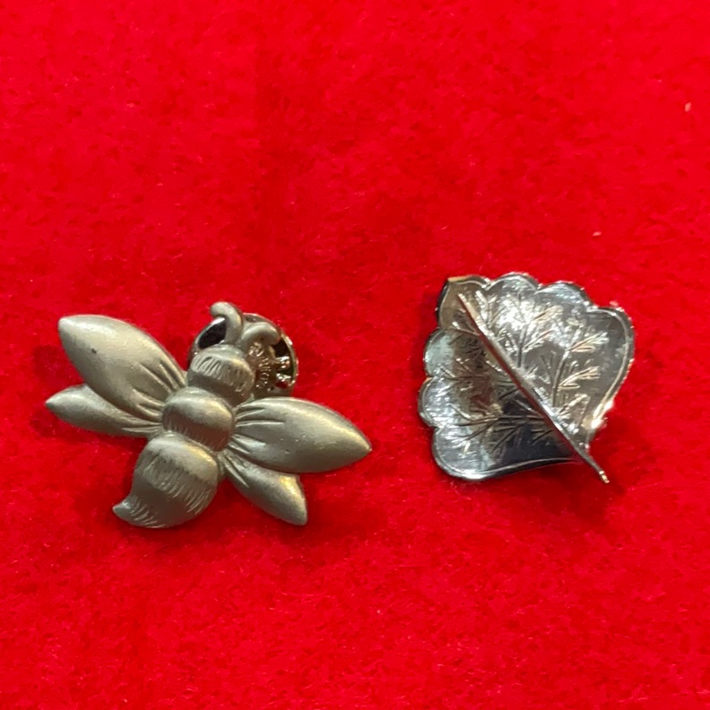Pin Collection - Two. Longaberger Pin And Leaf Pin